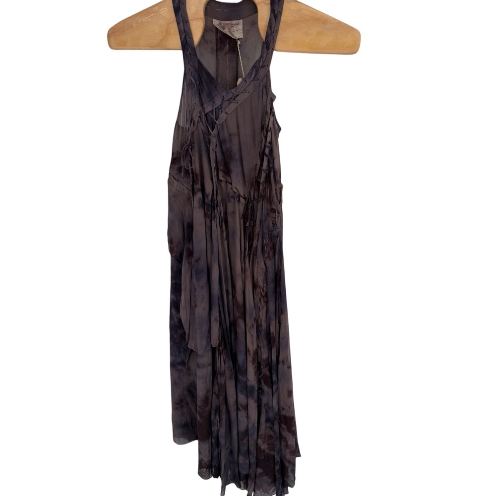 ALLSAINTS Spitalfields Zohra Silk Maxi Dress Jacks Place NWT Sz 12 (us 8)Flawed! - Picture 2 of 12